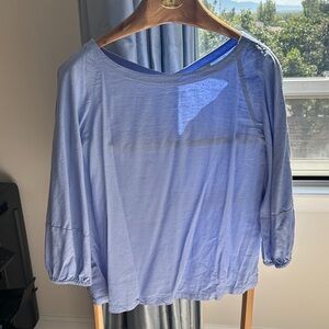 LOFT Light Blue Blouse